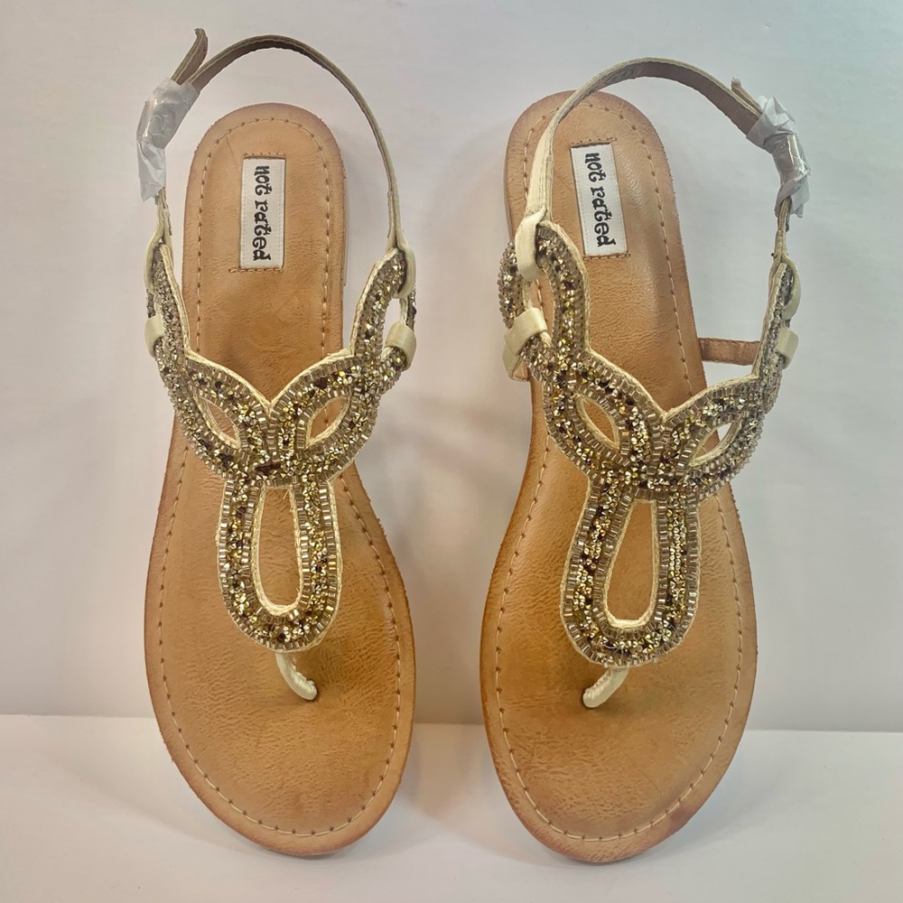 Not Rated Women Cypress Sandal, Nude 8.5